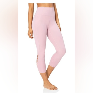 Core 10 1x plus pink‎ lattice high waist yoga pants